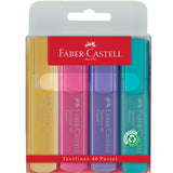 Zakreślacze Faber-Castell Pastel 4 sztuki