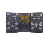 Field Notes Notebooks 3 pcs. lined | Fall Flowers