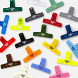 Plastikowy klips zaciskowy penco | Granatowy