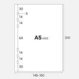 Wkład do segregatora ICONIC 6 Ring Binder A5 | Sticky