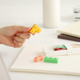 Kredki świecowe w kształcie klocków | Kanapka