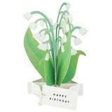 Kartka okolicznościowa 3D Blooming | Konwalie