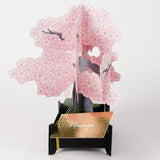 3D Bonsai Occasion Card | Cherry Blossom