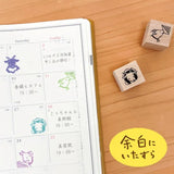 Zestaw pieczątek drewnianych | Psotna koza