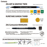 Zestaw do malowania Kuretake Exploring Watercolor | Kwiaty