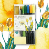 Zestaw do malowania Kuretake Exploring Watercolor | Kwiaty