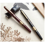 Pióro wieczne Wancher x Kuretake Kindai Maki-e | Fukurou | Black