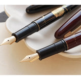 Pióro wieczne Wancher x Kuretake Kindai Maki-e | Fukurou | Black
