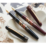 Wancher x Kuretake Kindai Maki-e Fountain Pen | Senmen | Red