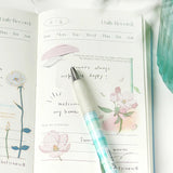 Zestaw naklejek Kwitnące kwiaty | Różowe