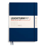 Notatnik Leuchtturm1917 Master Slim A4+ w kropki | Granatowy
