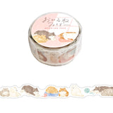Washi Tape Ohirune Family | Fluffy kittens