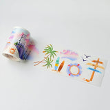 Taśma Washi Pre-Cut | Mgliste krajobrazy