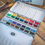 Zestaw akwareli w kostkach Aquarius 28 kolorów | Mona Omrani | Edycja 2025