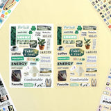 Zestaw naklejek ICONIC Magazine Collage