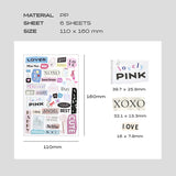 Zestaw naklejek ICONIC Magazine Collage