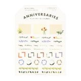 Autocollants d'anniversaire
