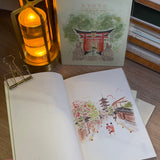 Notatnik ilustrowany L'apres-midi | Kyoto