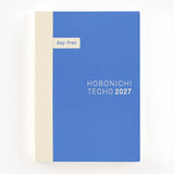 Kalendarz miesięczny 2027 Hobonichi Techo Day-Free A6 | Edycja japońska