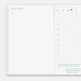 Kalendarz dzienny 2027 Hobonichi Techo Original Book A6 | Edycja angielska
