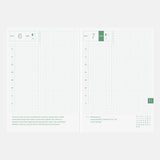 Kalendarz dzienny 2027 Hobonichi Techo Original Book A6 | Edycja angielska
