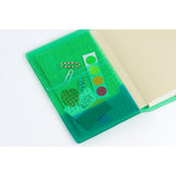 Okładka na kalendarz Hobonichi Techo A6 | beautiful people: Nothing to Hide (Green)