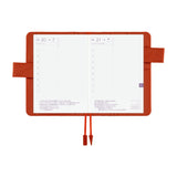 Okładka na kalendarz Hobonichi Techo A6 | Colors: Bordeaux Teracotta