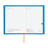 Okładka na kalendarz Hobonichi Techo A6 | Folio: Ocean Blue