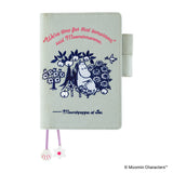 Okładka na kalendarz Hobonichi Techo A6 | Moomin: My Yard (Pale Mint)