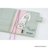 Okładka na kalendarz Hobonichi Techo A6 | Moomin: My Yard (Pale Mint)
