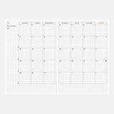 Kalendarz dzienny 2027 Hobonichi Techo Planner A6 | Edycja angielska