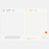 Kalendarz dzienny 2027 Hobonichi Techo Planner A6 | Edycja angielska