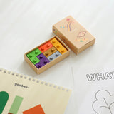 Kredki świecowe w kształcie klocków | Plac zabaw