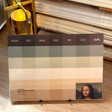 Planer tygodniowy na biurko | Mona Lisa