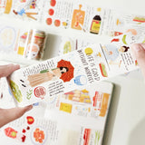 Taśma Washi Pre-Cut | Pora obiadowa