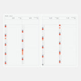 Kalendarz dzienny Hobonichi Techo Spring 2026 Original | Edycja japońska | A6