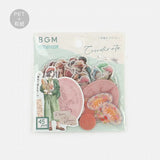 Zestaw naklejek | Romantyczna dziewczyna