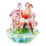 Santoro Pirouettes Occasion Card | Flamingos – 3D pop-up