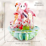 Santoro Pirouettes Occasion Card | Flamingos – 3D pop-up