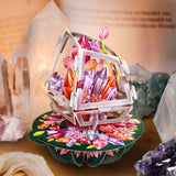 Kartka okolicznościowa Santoro Pirouettes | Minerały – 3D pop-up