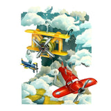 Carte de vœux Santoro Swing Cards | Avions Vintage