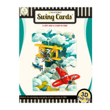 Carte de vœux Santoro Swing Cards | Avions Vintage