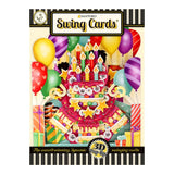 Kartka okolicznościowa Santoro Swing Cards | Urodziny – 3D pop-up