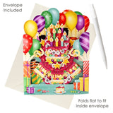 Kartka okolicznościowa Santoro Swing Cards | Urodziny – 3D pop-up