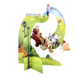 Santoro Pendulum Greetings Card | Puppy Playtime – 3D pop-up