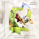 Santoro Pendulum Greetings Card | Puppy Playtime – 3D pop-up