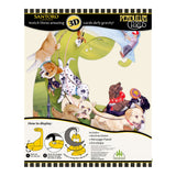 Santoro Pendulum Greetings Card | Puppy Playtime – 3D pop-up
