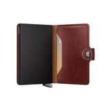Portfel SECRID Premium Miniwallet Basco | Brązowy