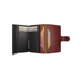 Portfel SECRID Premium Miniwallet Basco | Brązowy