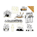 Zestaw naklejek Muminki | Hatifnaty